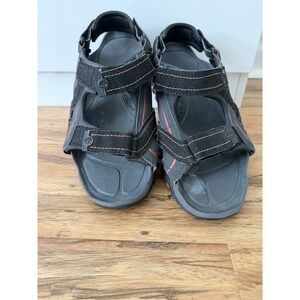 Timberland Granite Trails Men's Sport Sandals Black Red Size 9 Hiking Walking